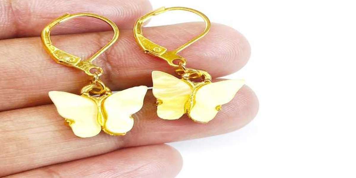 Elevate Your Style with the Exquisite Gold Plated Mini Butterfly Charm Earring